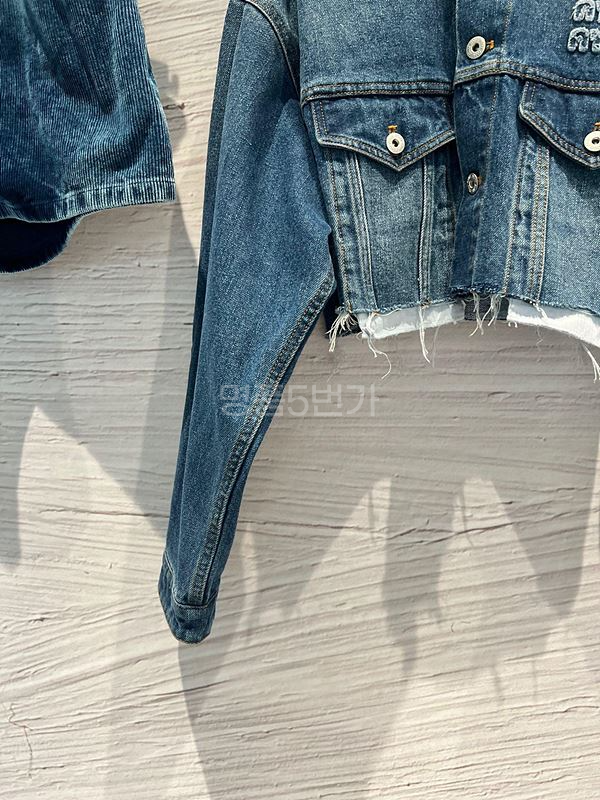 미우미우 자켓 블루 데님 블루종 자켓 상품 이미지 6